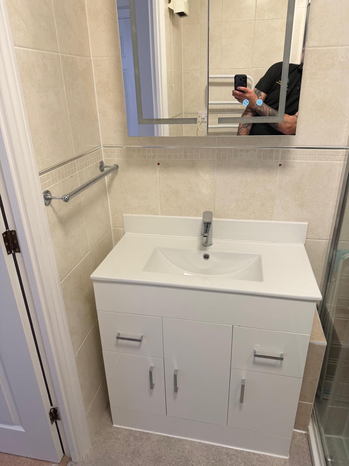Bathroom Plumbing & Toilet Installation — after