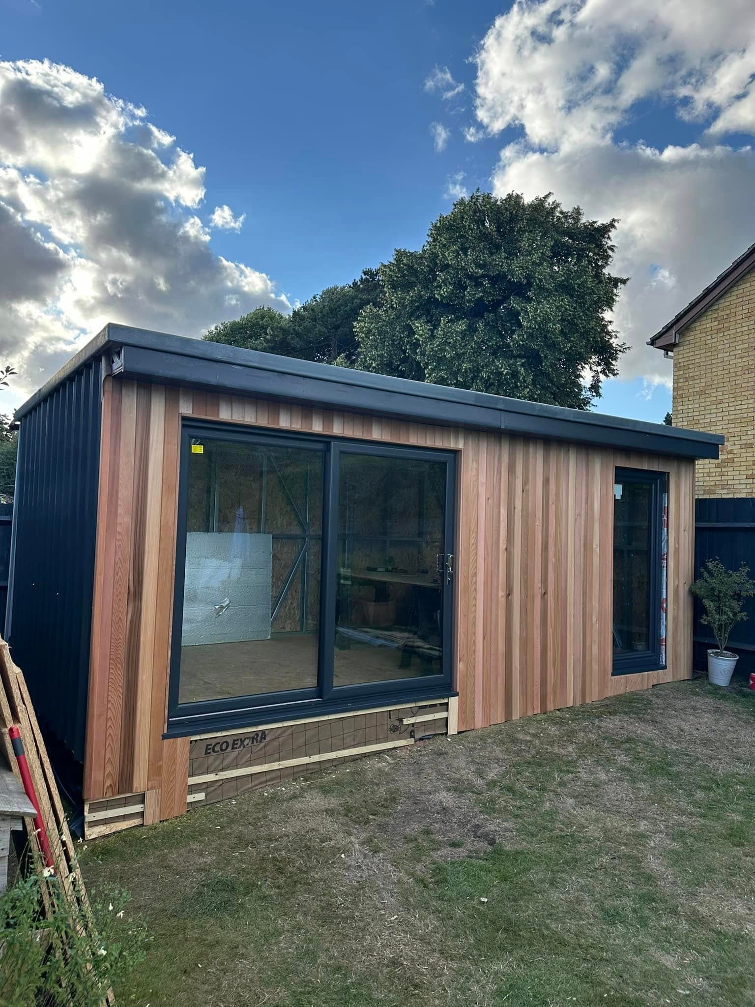 Large Shed Build — after