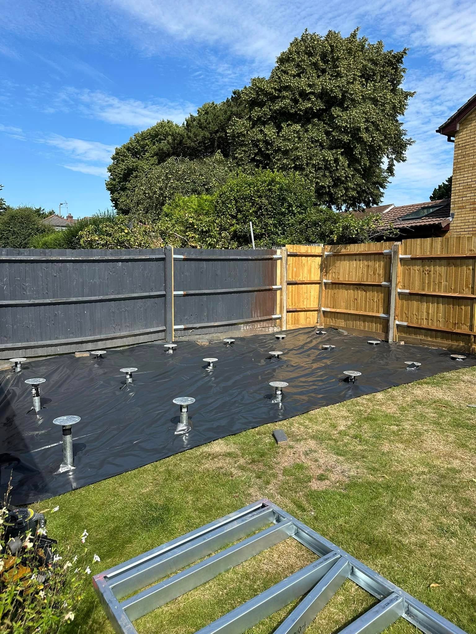 Large Shed Build — before