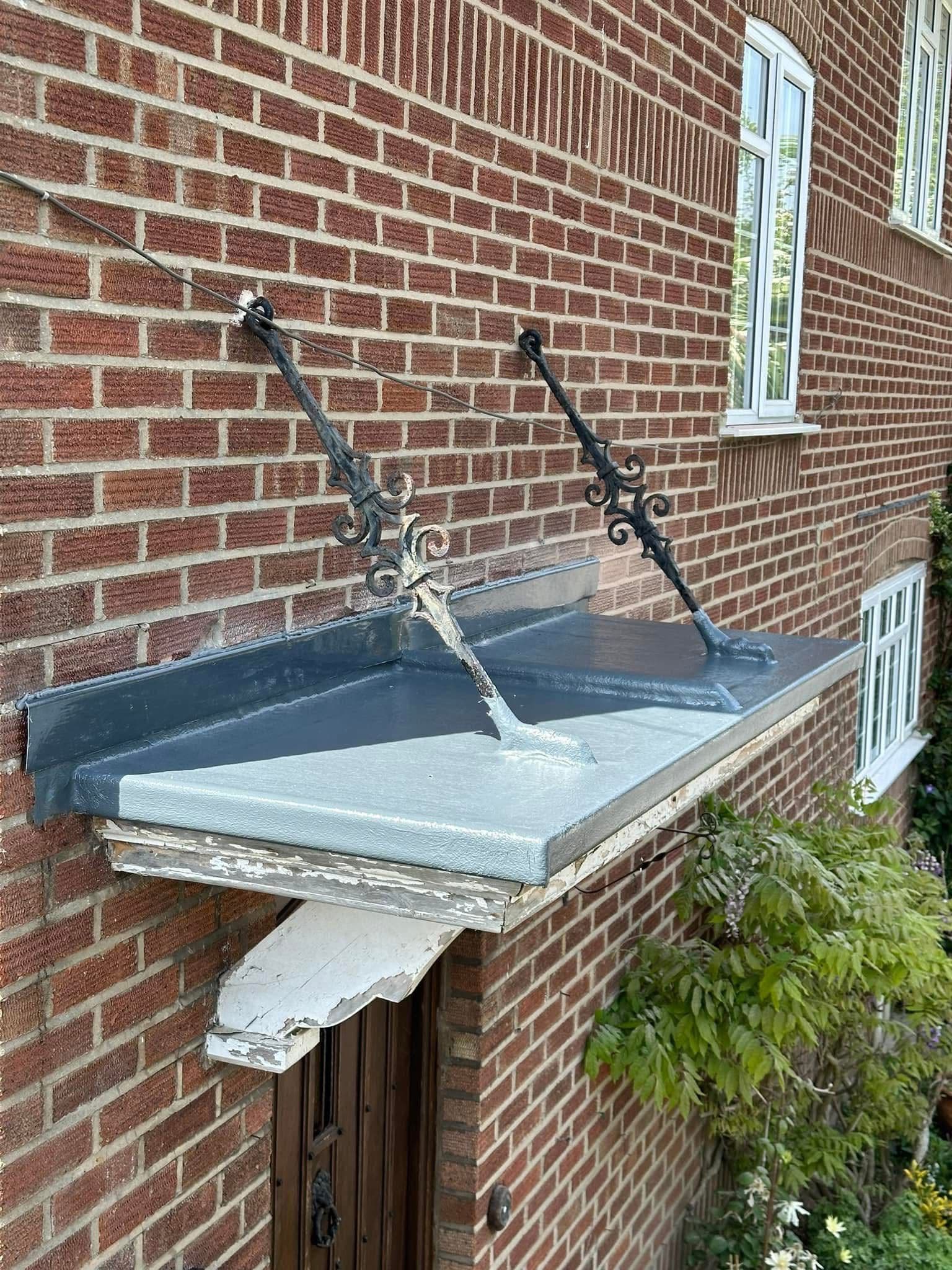 Window Canopy Fibreglass Repair — after