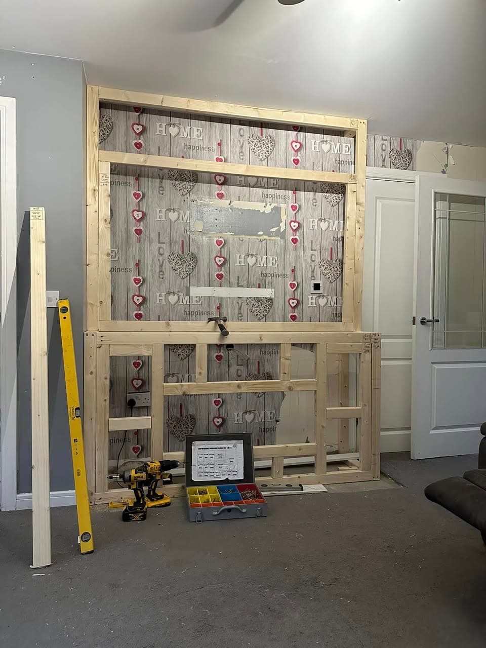 TV Room Makeover — before