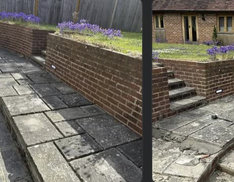Brick and block wall project 4 - building services Littlehampton